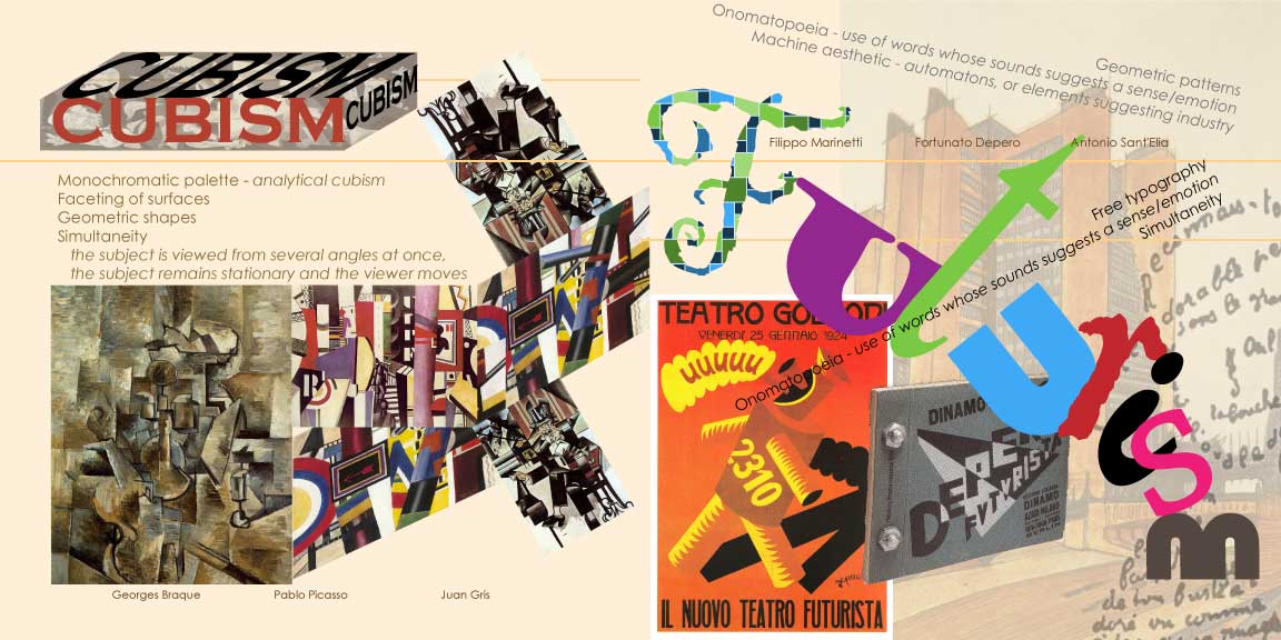 Cubism and Futurism